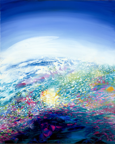 Between Ocean and Sky Painting